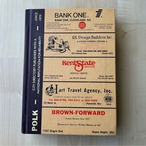 Vtg 1985 Business/Resident Telephone Directory Chardon, Ohio